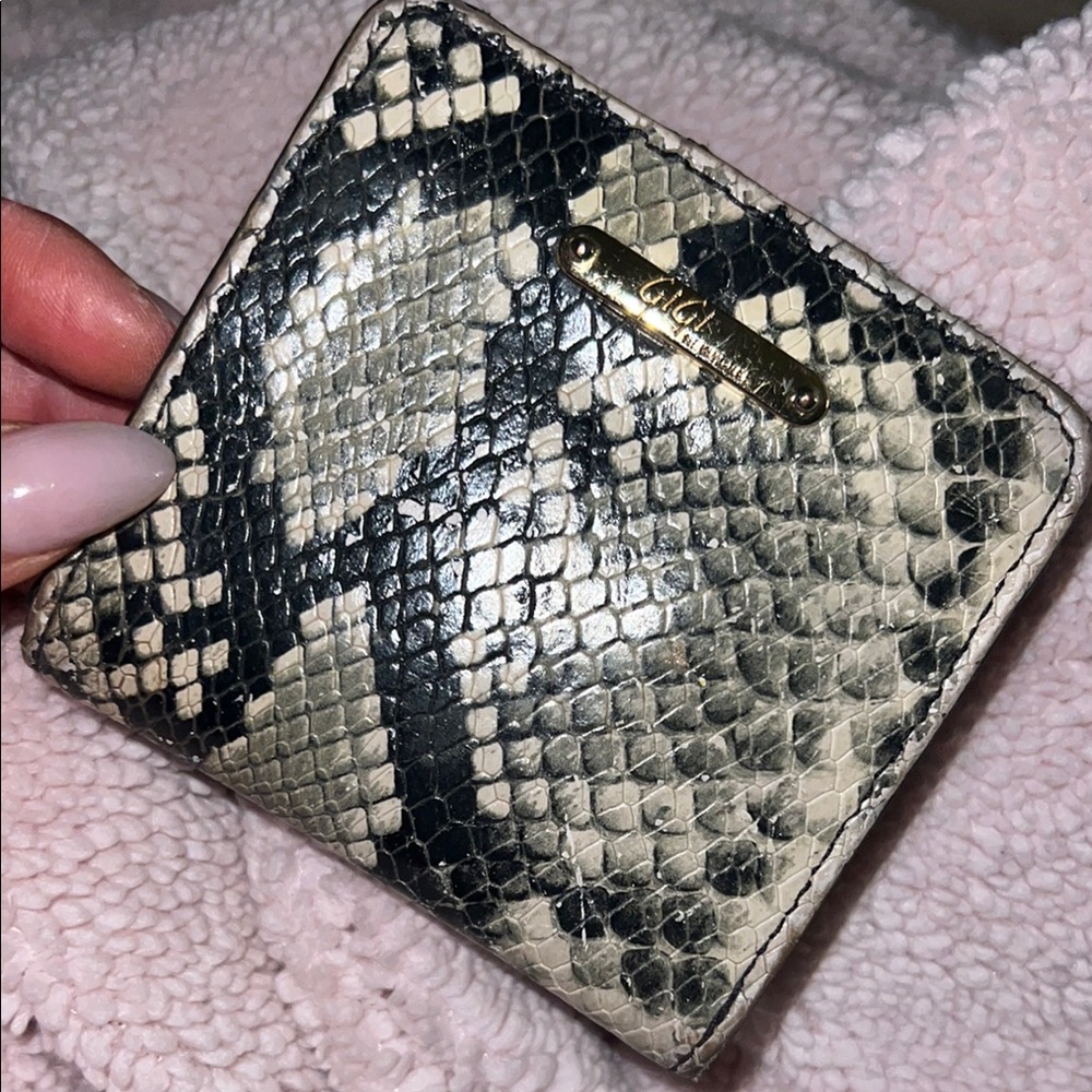 Chic Snake Print Wallet